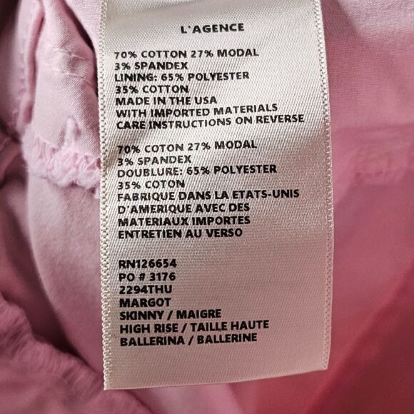 NWT L'AGENCE Margot Jean Ballerina 26 - Picture 4 of 5